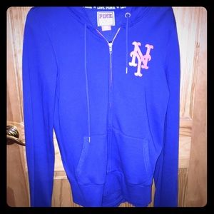 PINK NY METS HOODIE & PANTS SET SIZE SMALL💙🔶